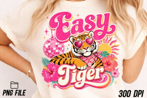 Download Easy Tiger Retro Summer PNG Pink Disco - Summer Collection