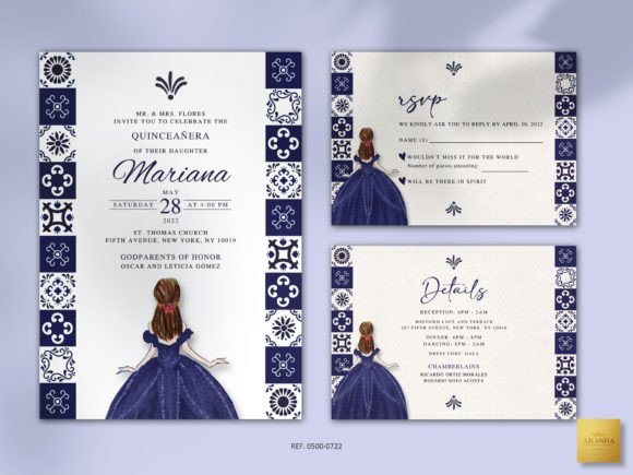 Download Mexican QUINCEAÑERA Invitation Template - Template Collection