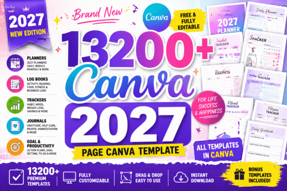 Download 13200+ Canva Page Template | KDP 2027 - Template Collection