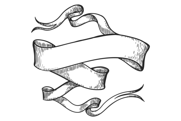 Download Vintage Banner Scroll. Blank Paper Ribbo - Scroll Collection